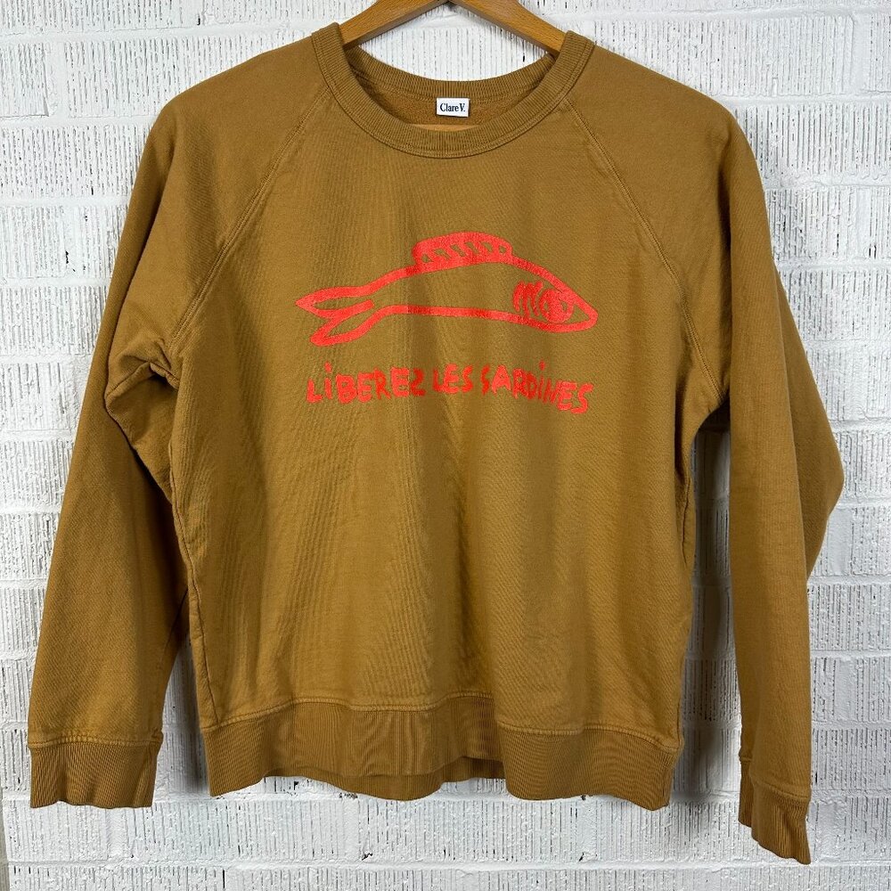 Clare V. Liberez Les Sardines Sweatshirt